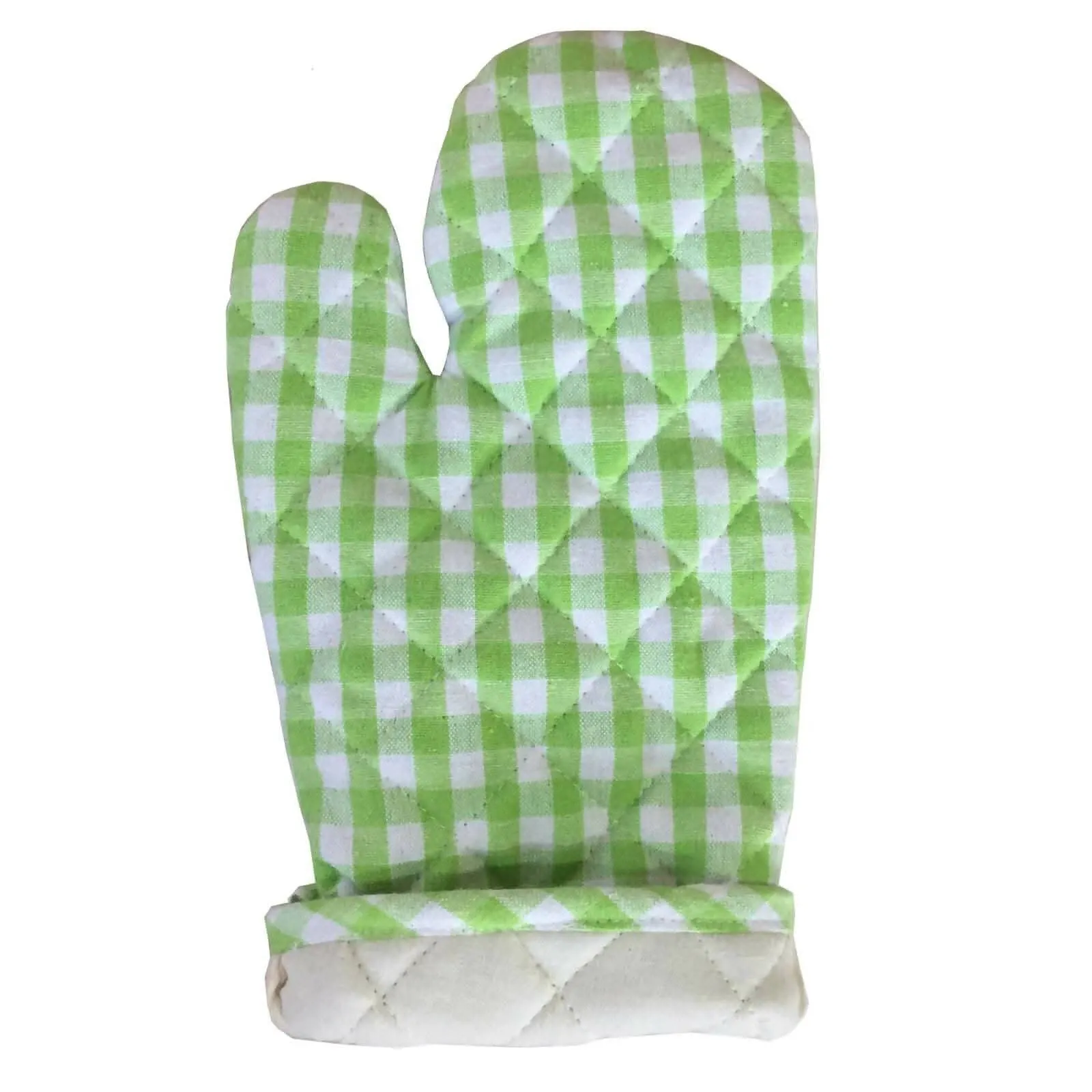 Lushomes oven gloves, Green Small Checks microwave gloves, oven accessories, kitchen gloves for cooking heat, microwave hand gloves