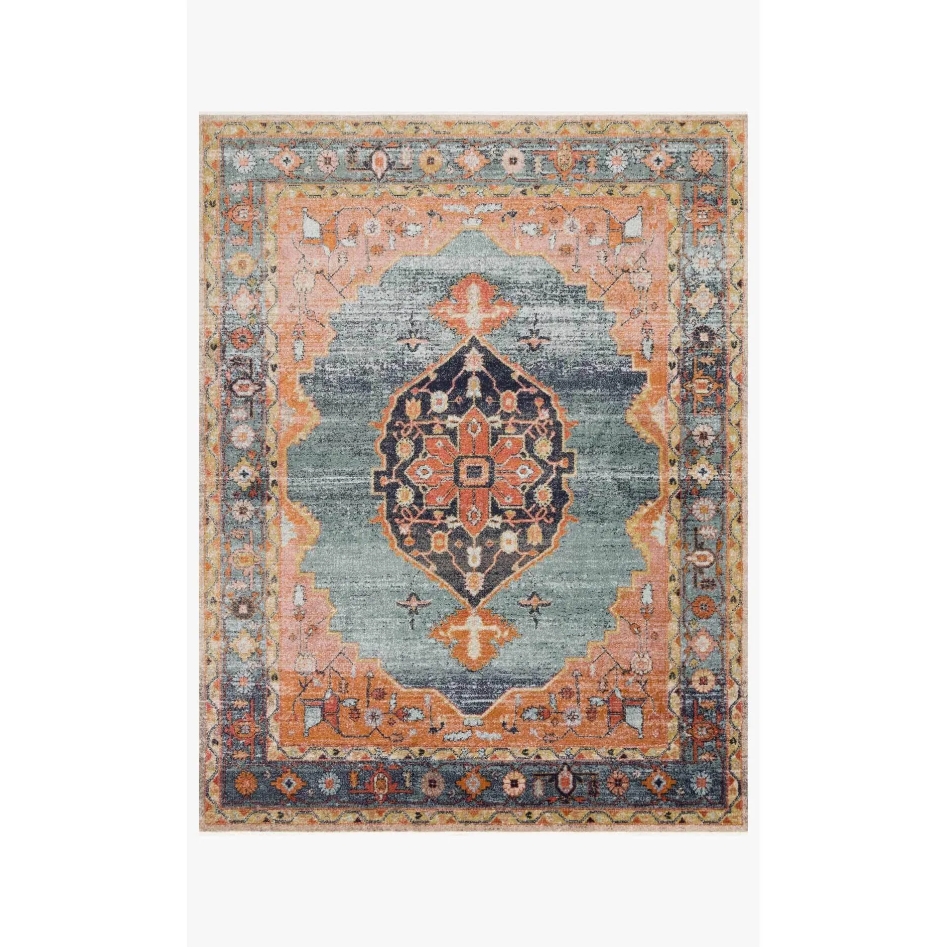 Magnolia Home Graham Blue / Sunrise Rug