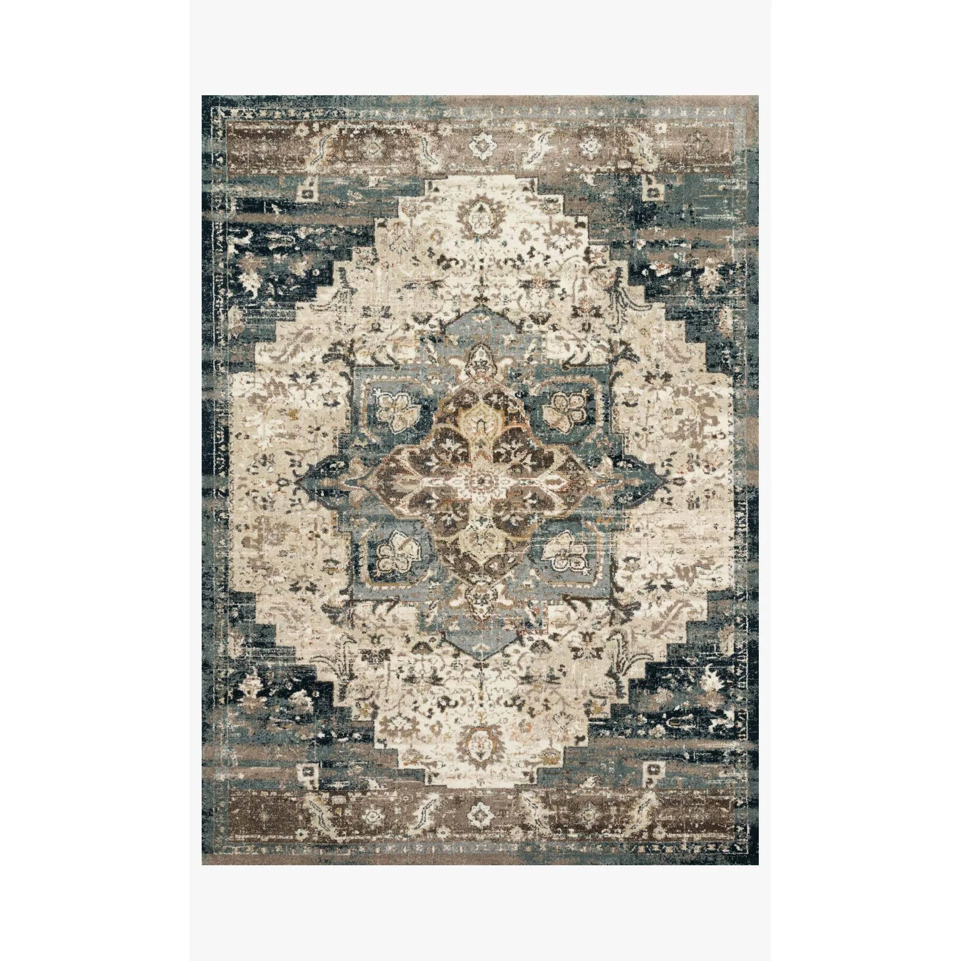 Magnolia Home James Taupe / Marine Rug