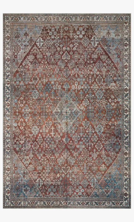 Magnolia Home x Loloi Lenna Rug - Brick Sky