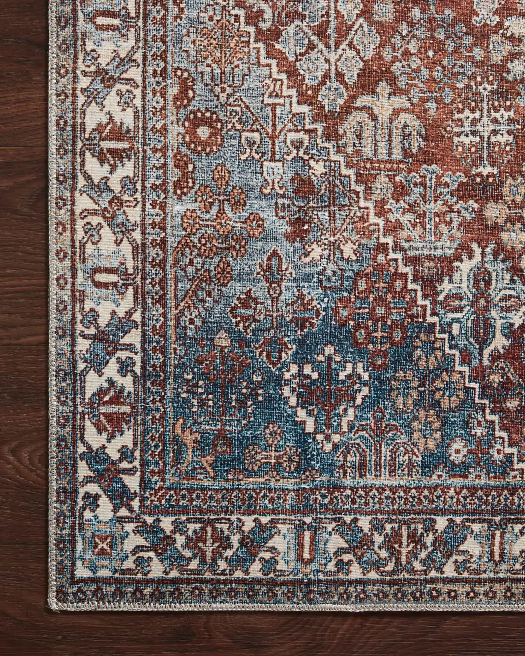 Magnolia Home x Loloi Lenna Rug - Brick Sky