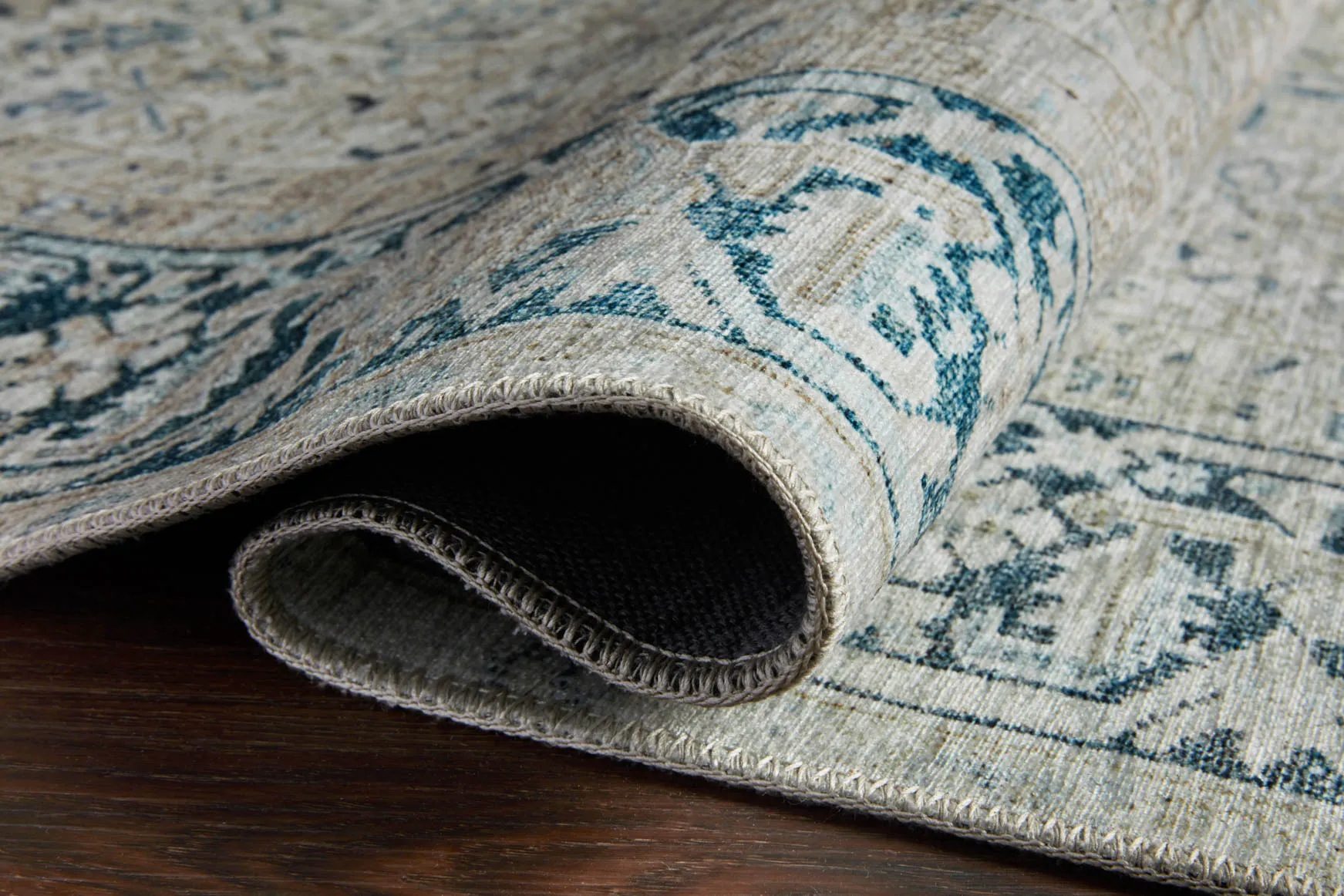 Magnolia Home x Loloi Lenna Rug - Natural Denim