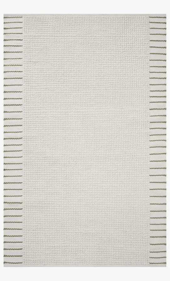 Magnolia Home x Loloi Sadie Outdoor Rug - White