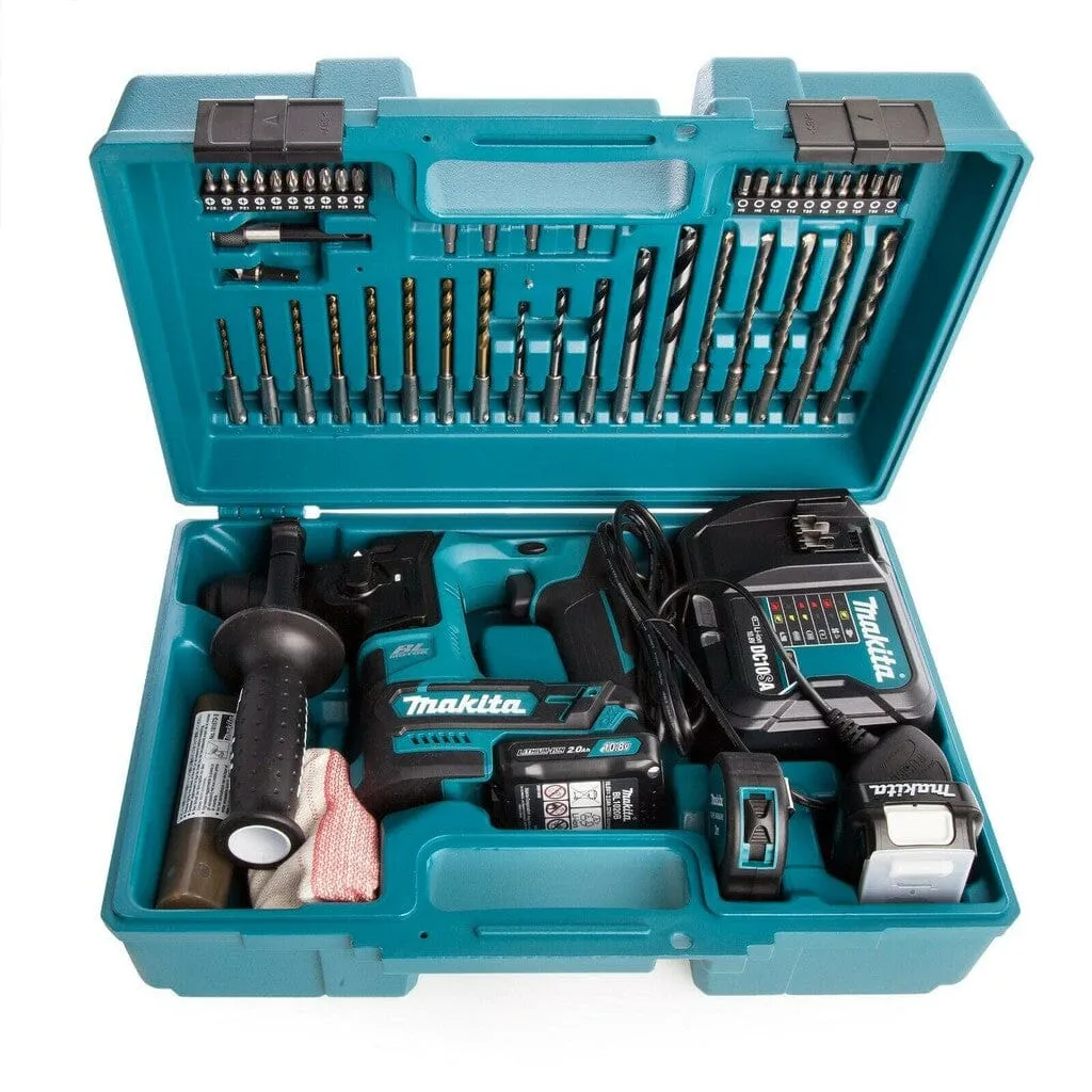 Makita HR166DSAE1 Cordless Rotary Hammer with Accessories | Model : M-HR166DSAE1