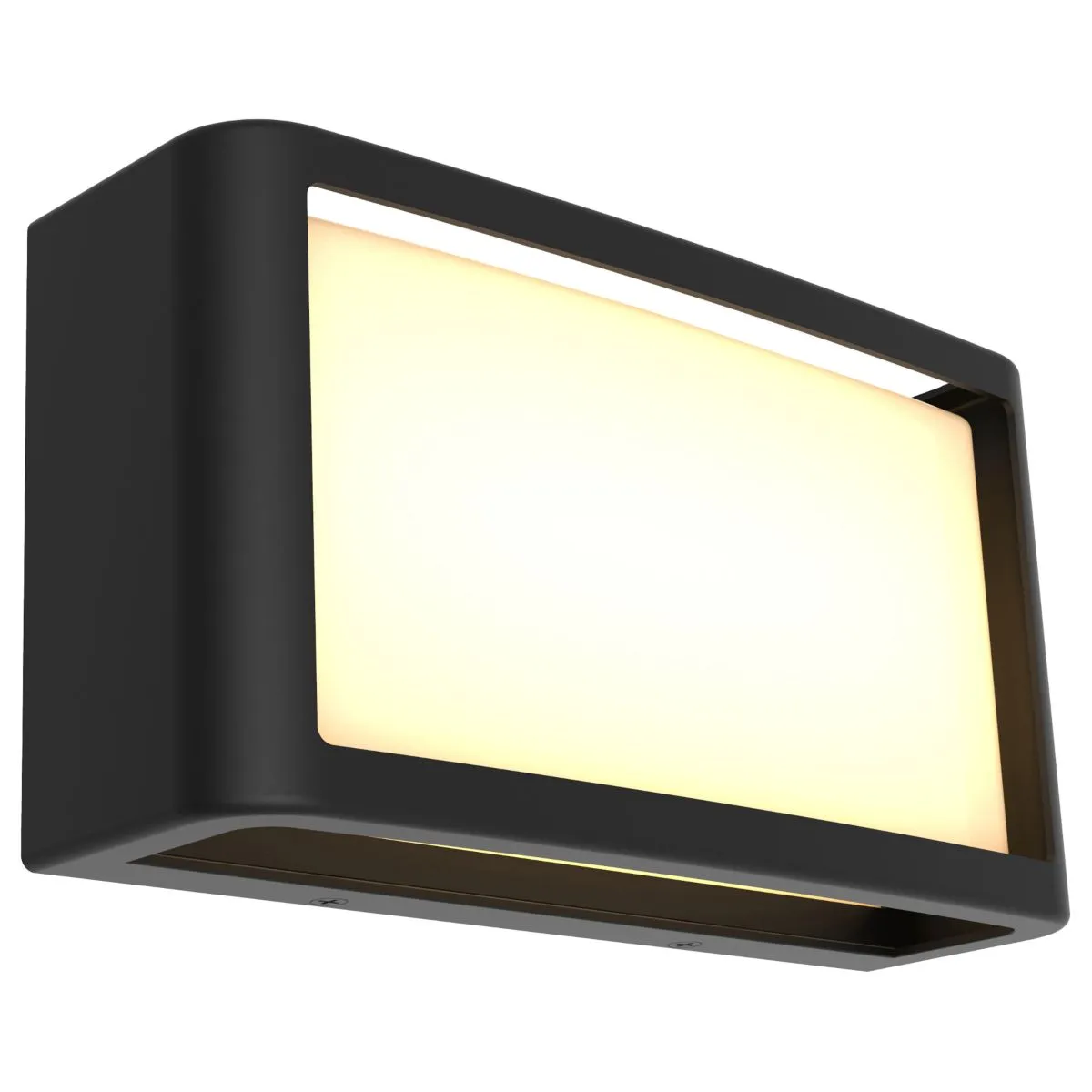 Malibu 9 in. LED Outdoor Wall Sconce Black Finish