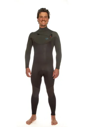 Mens Tech Wetsuit 4/3 Chest Zip 2024