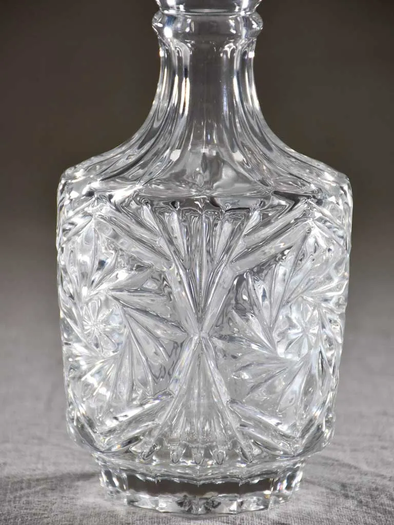 Mid century French Whisky decanter with pointed stopper