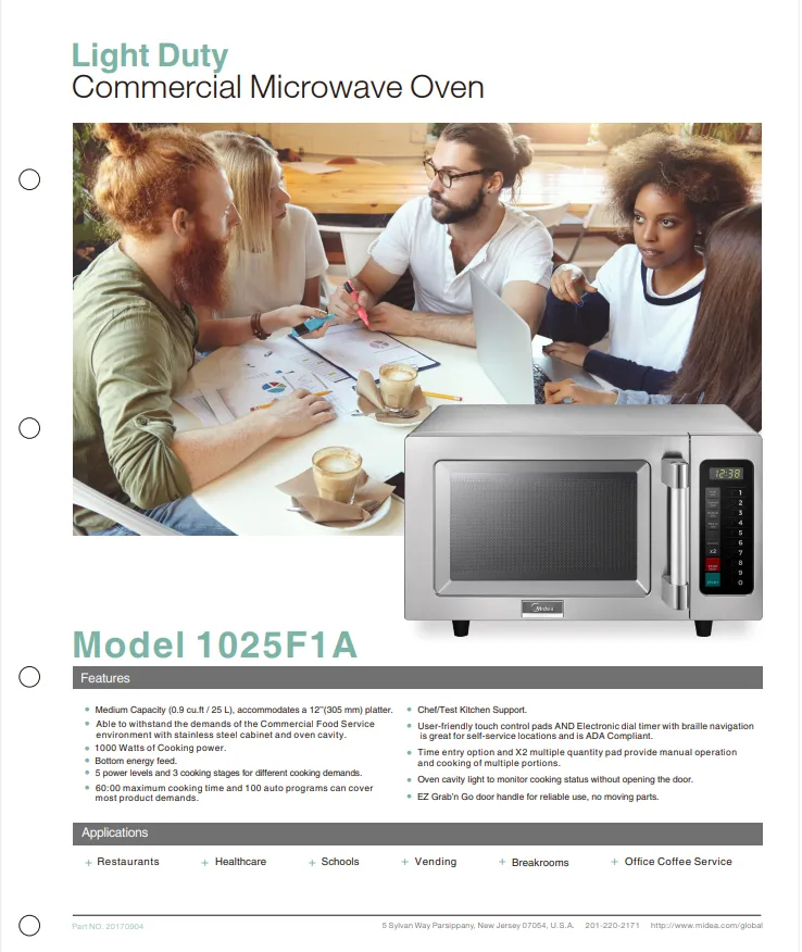 Midea Microwave Oven 1000W