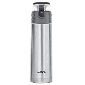 Milton Atlantis 900 Thermosteel Hot and Cold Water Bottle, 750 ml, Silver