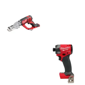 Milwaukee 2637-20 M18 18Ga Shear W/ FREE 2953-20 M18 FUEL 1/4" Impact Driver