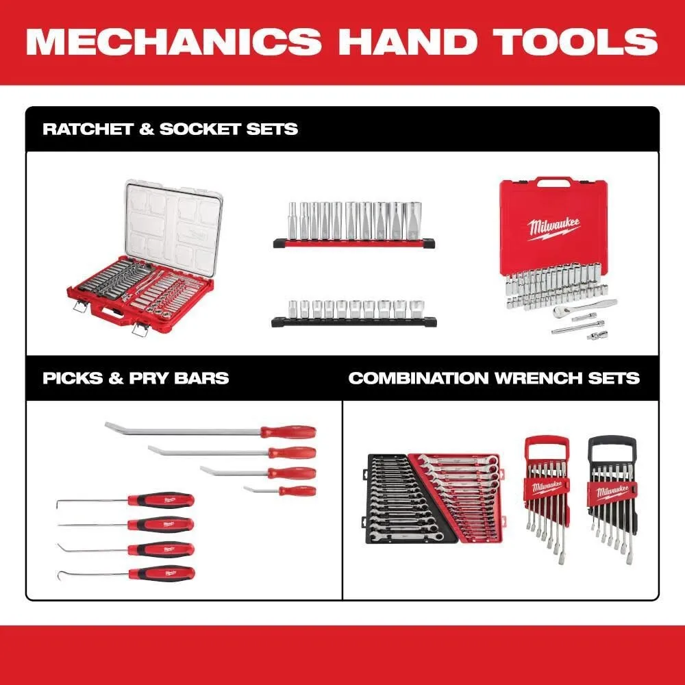 Milwaukee 48-22-9511 11pc Metric Combination Wrench Set