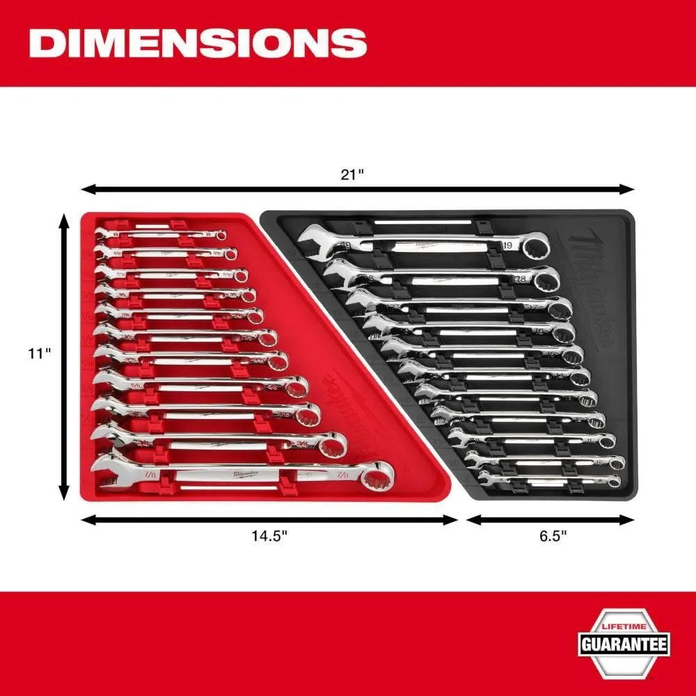 Milwaukee 48-22-9511 11pc Metric Combination Wrench Set