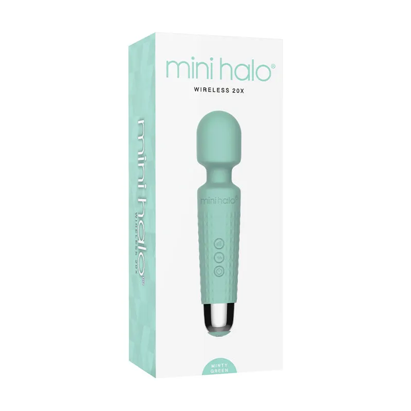 Mini Halo Wireless Wand 20X Silicone Minty Green