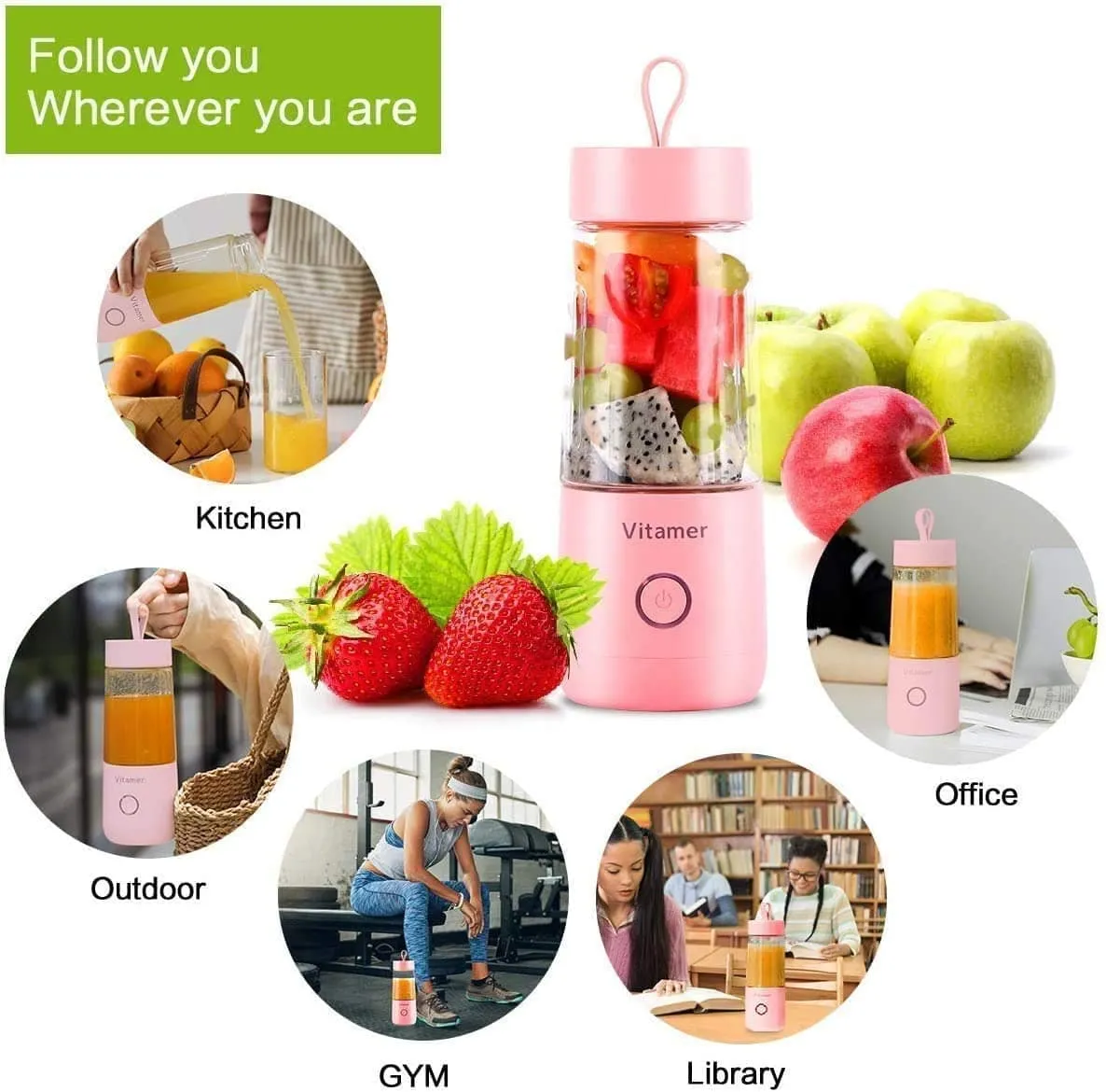 Mini Portable Rechargeable Juicer cup