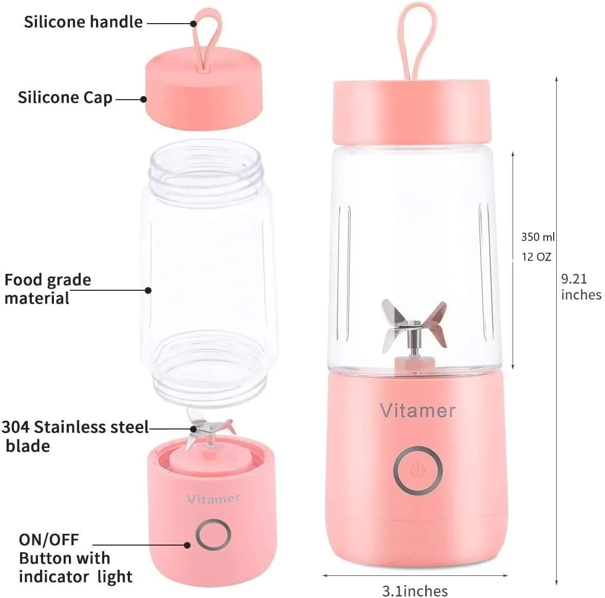 Mini Portable Rechargeable Juicer cup