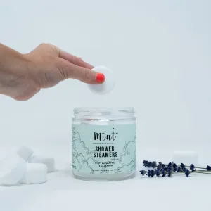 Mint Clean Shower Steamers Jar