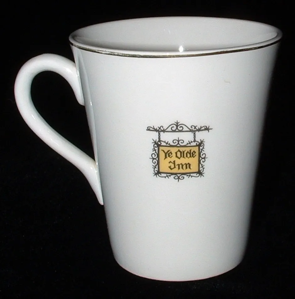 Mug Wedgwood The Talbot Inn Chaddesley Corbett Ye Olde Inn Series 1920-1930s