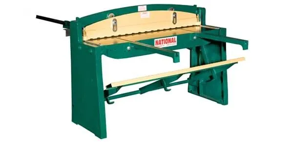 National 4' x 16 gauge foot shear Mdl N5216