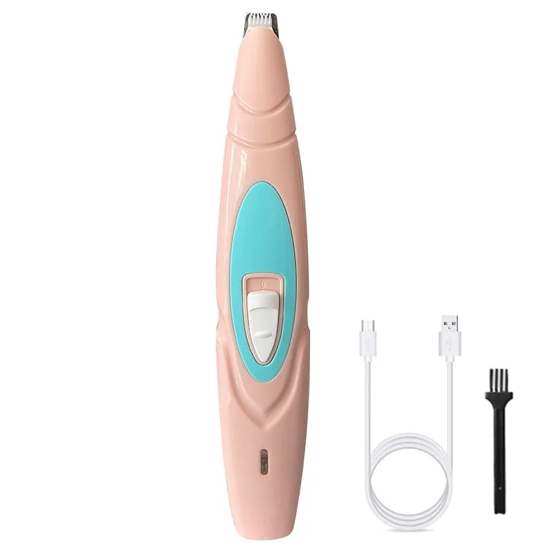 New Electric Dog Clippers ; Pet Foot Hair Trimmer Dog Grooming Shear; Butt /Ear Hair Cutter