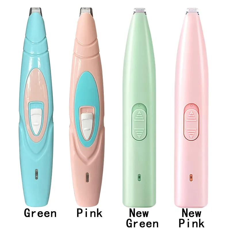 New Electric Dog Clippers ; Pet Foot Hair Trimmer Dog Grooming Shear; Butt /Ear Hair Cutter