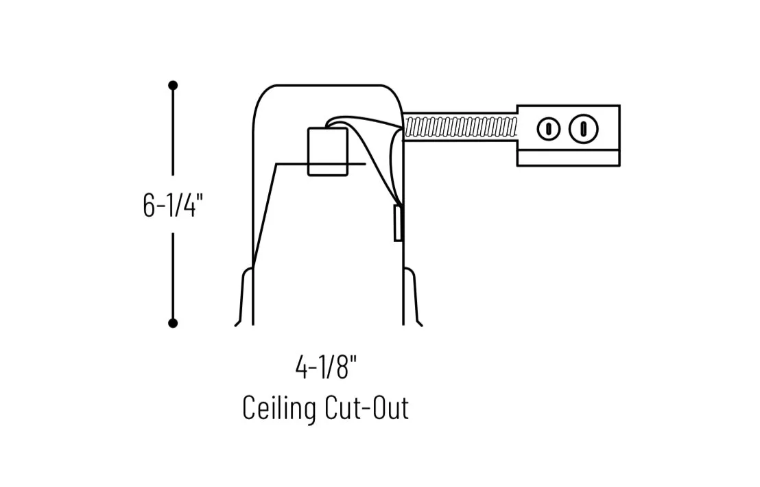 NORA NSRIC-404QAT 4" IC Air-Tight Line Voltage Remodel Housing