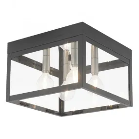 NYACK 4 LIGHT CEILING MOUNT, SCANDINAVIAN GRAY