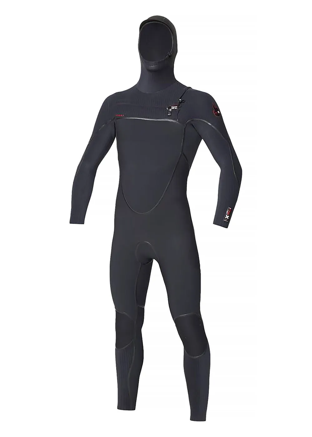 ONeill Mens Hyper Fire 5/4mm CZ Hooded Steamer Wetsuit