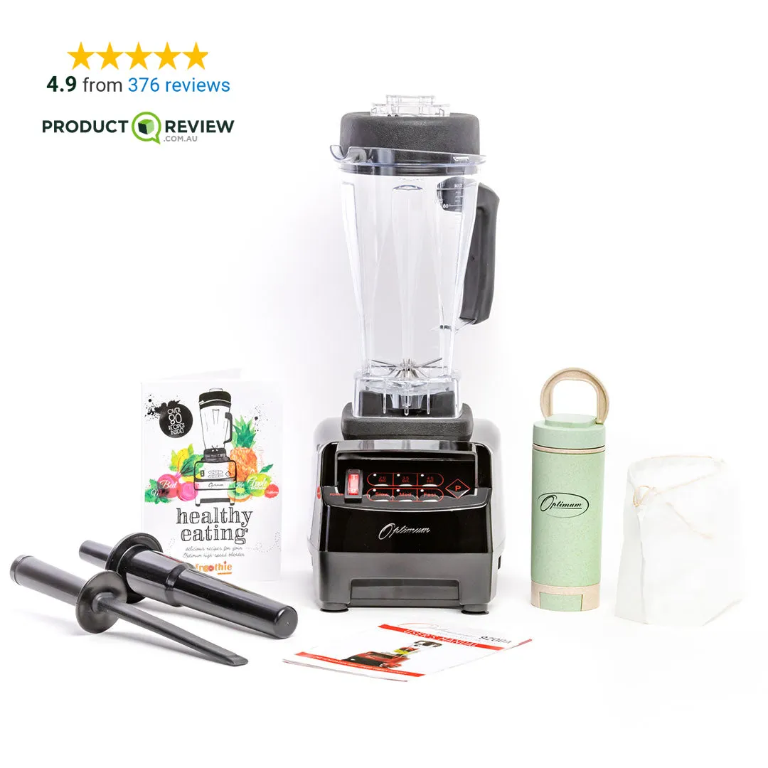 Optimum 9200A Power Blender   600M Cold Press Juicer Bundle