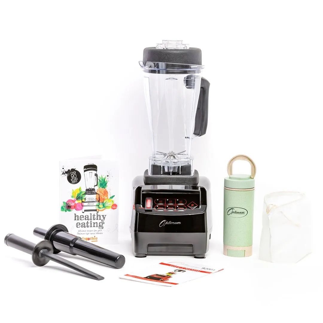 Optimum 9200A Power Blender   600M Cold Press Juicer Bundle