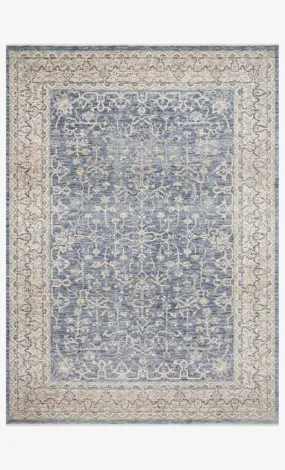 Pandora Rugs by Loloi - PAN-04 Dark Blue/Ivory