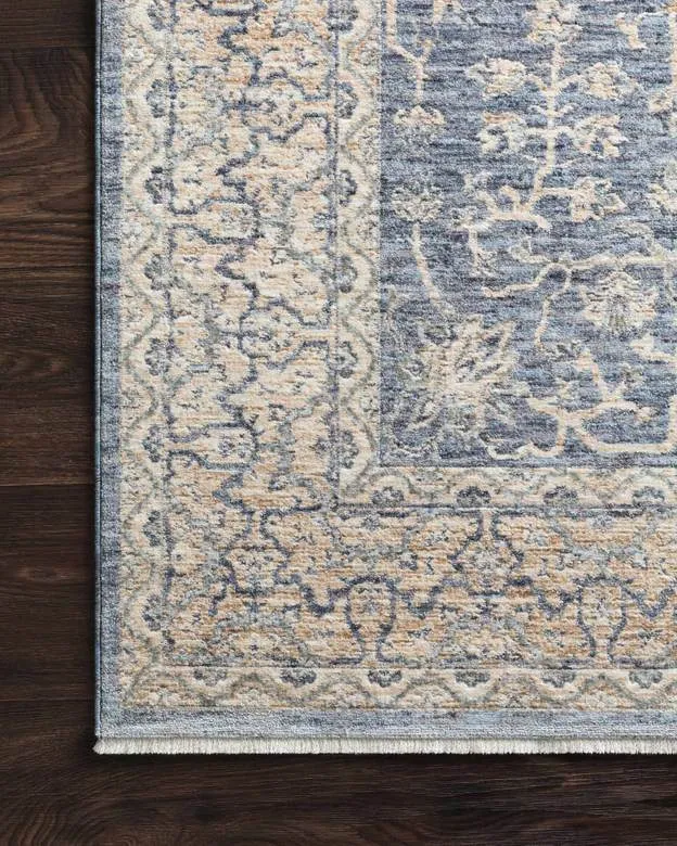 Pandora Rugs by Loloi - PAN-04 Dark Blue/Ivory