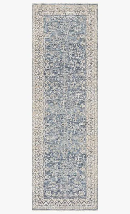 Pandora Rugs by Loloi - PAN-04 Dark Blue/Ivory