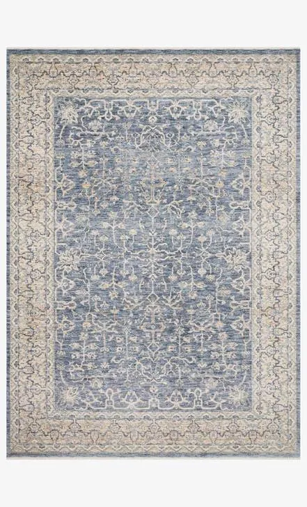 Pandora Rugs by Loloi - PAN-04 Dark Blue/Ivory