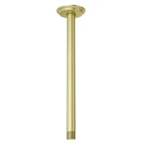 Pfister 12" Ceiling Mount Shower Arm and Flange - Brushed Gold