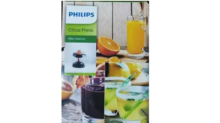 PHILIPS HR2799/00 Citrus Press Juicer  Black & Transparent, Large