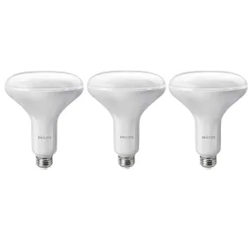 Philips LED Dimmable BR40 Soft White Light Bulb with Warm Glow Effect 800-Lumen, 2700