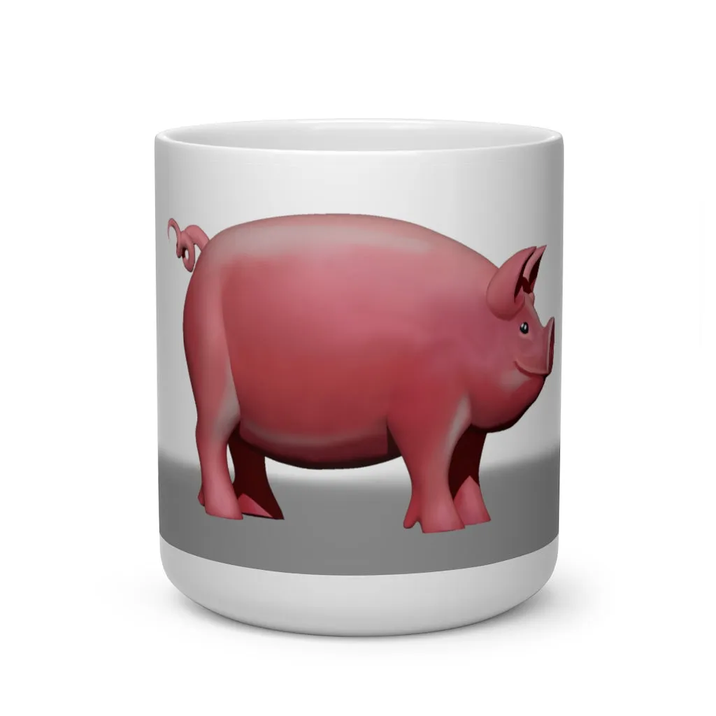 Pig Heart Shape Mug