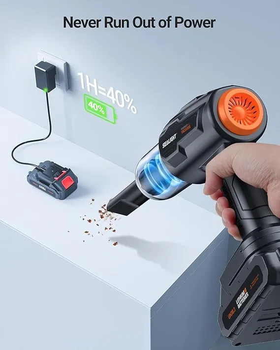 Portable Car Vacuum with 21000pa High Power Suction