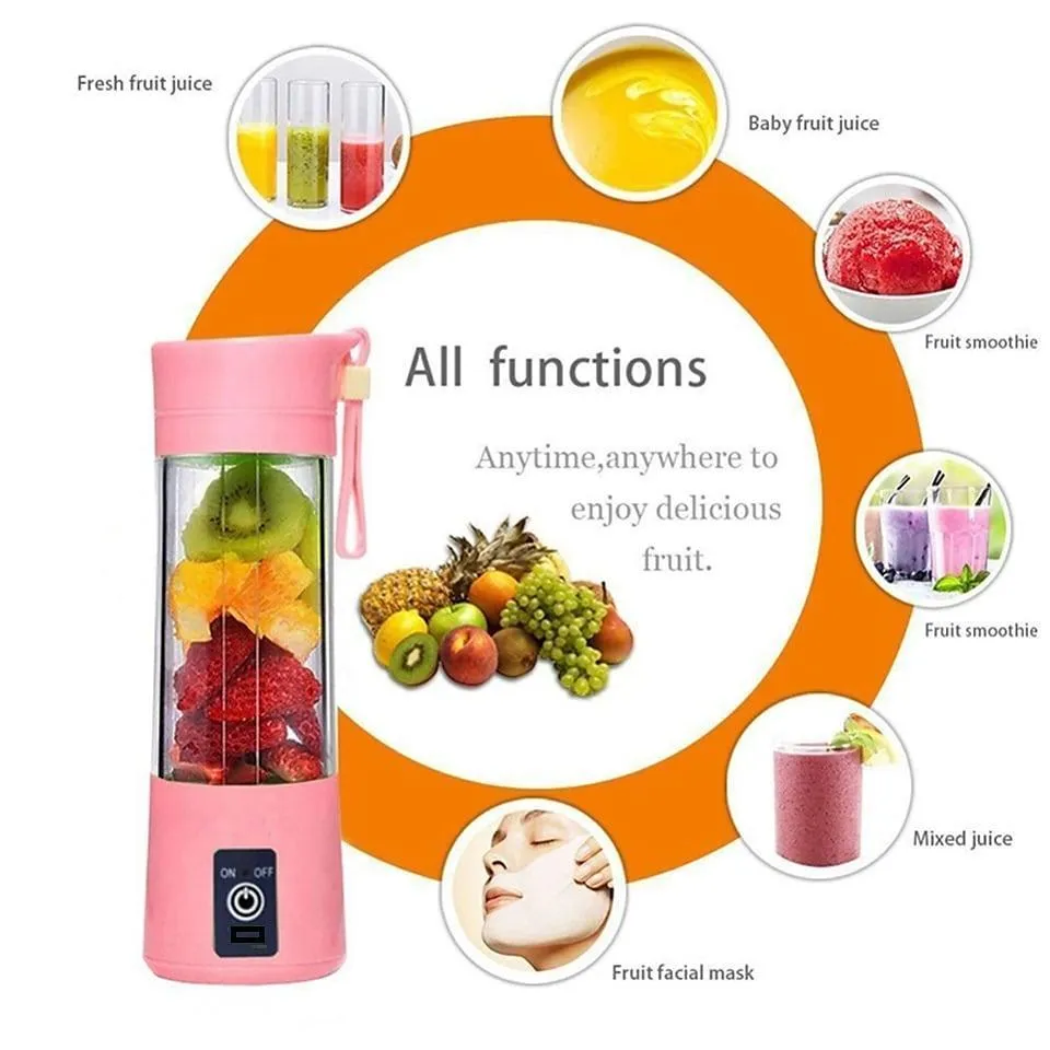 Portable Juice Blender Rechargeable - HM-03