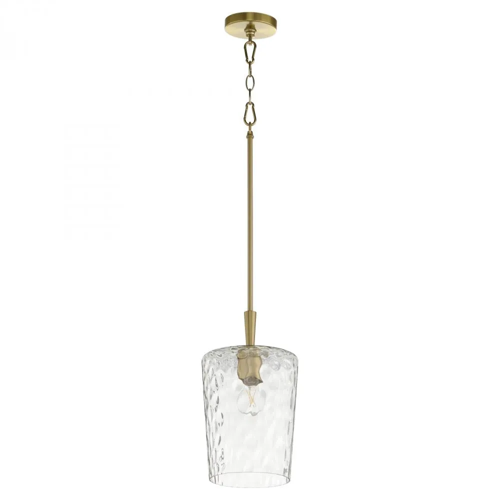 Quorum International CASSINI 3204-80 Pendant Contemporary - Aged Brass