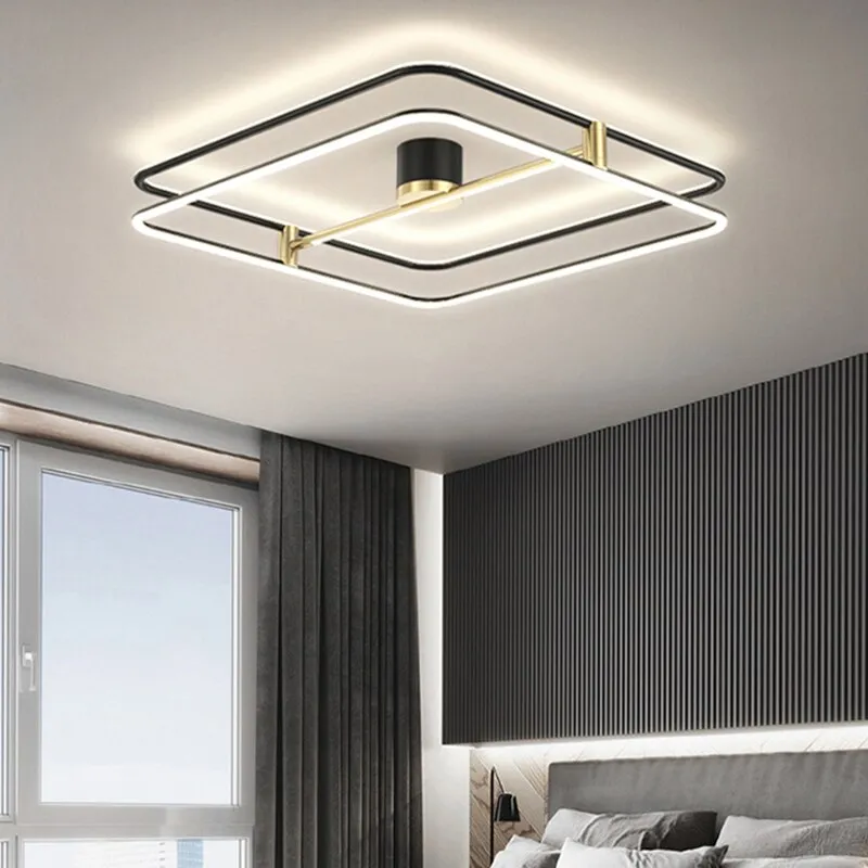 Recessed Led Ceiling Lights Simple Modern Bedroom Lamp Nordic Light Luxury Living Room Lamp Creative Personality Restaurant Lamp