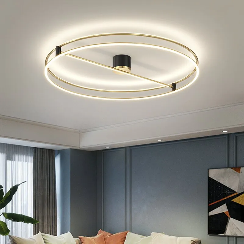 Recessed Led Ceiling Lights Simple Modern Bedroom Lamp Nordic Light Luxury Living Room Lamp Creative Personality Restaurant Lamp