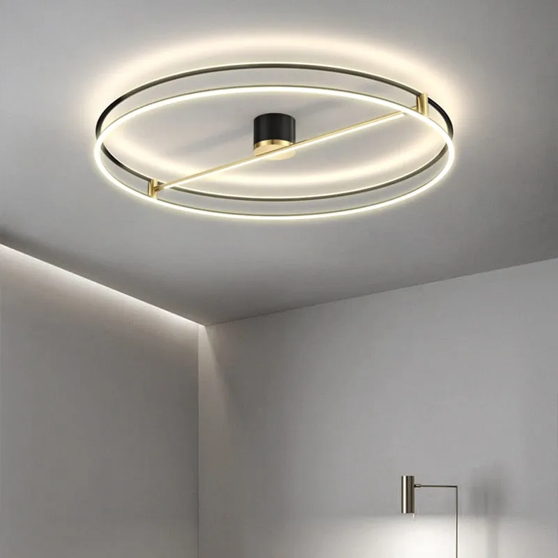 Recessed Led Ceiling Lights Simple Modern Bedroom Lamp Nordic Light Luxury Living Room Lamp Creative Personality Restaurant Lamp