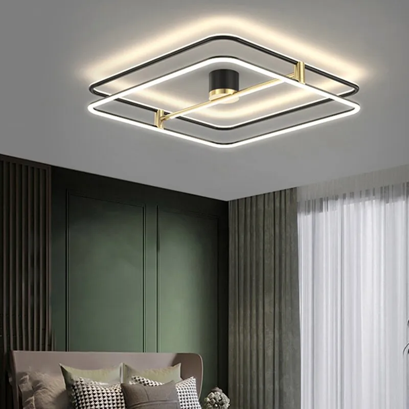 Recessed Led Ceiling Lights Simple Modern Bedroom Lamp Nordic Light Luxury Living Room Lamp Creative Personality Restaurant Lamp