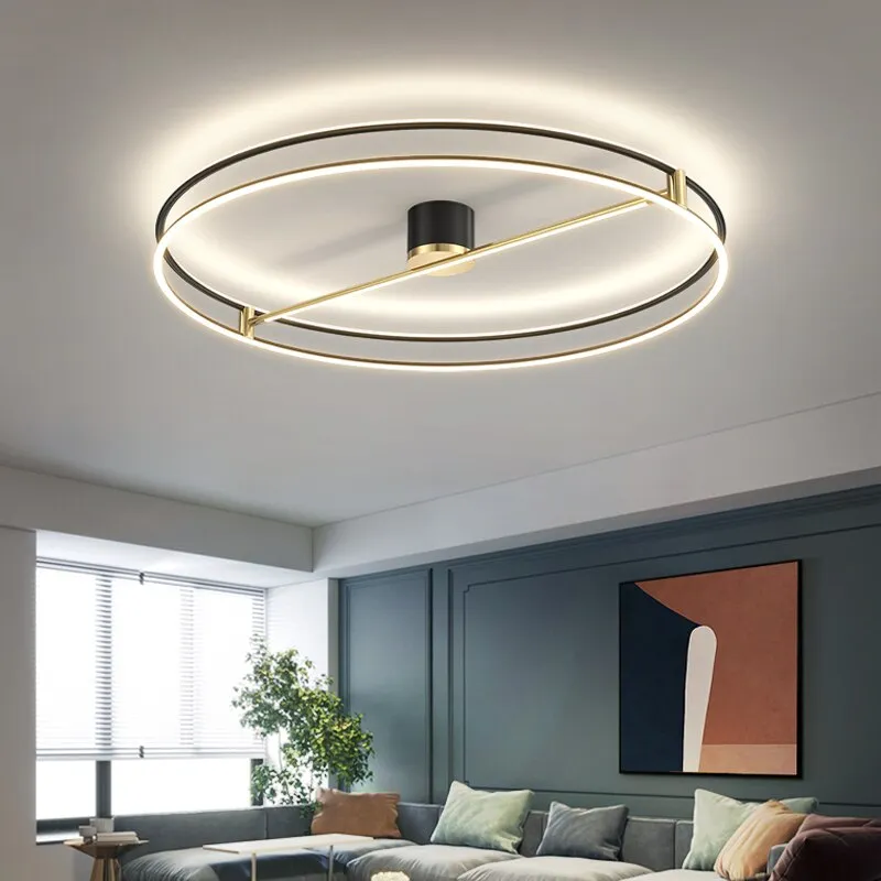 Recessed Led Ceiling Lights Simple Modern Bedroom Lamp Nordic Light Luxury Living Room Lamp Creative Personality Restaurant Lamp