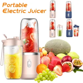 Rechargeable 300ML Mini Electric Juicer and Portable Blender with cup