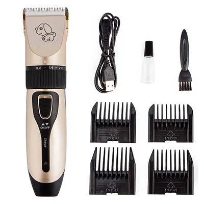 Rechargeable Dog Hair Trimmer USB Charging Electric Scissors Pet Hair Trimmer Animals Grooming Clippers Dog Hair Cut Machine