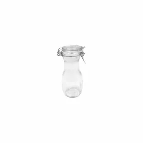 Regent Glass Carafe 250ml with Resealable Clip Top Glass Lid Each 27214