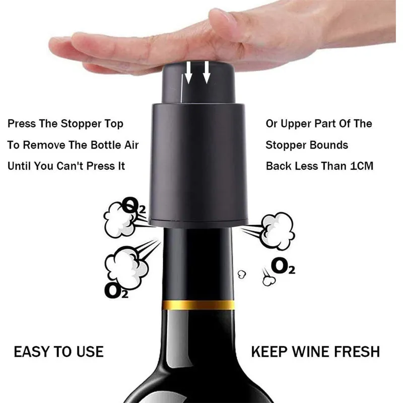 Reusable Vacuum Wine Bottle Stopper