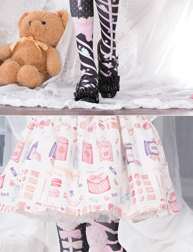 Roji roji~Holy Mace Fairy Kei Lolita Stockings